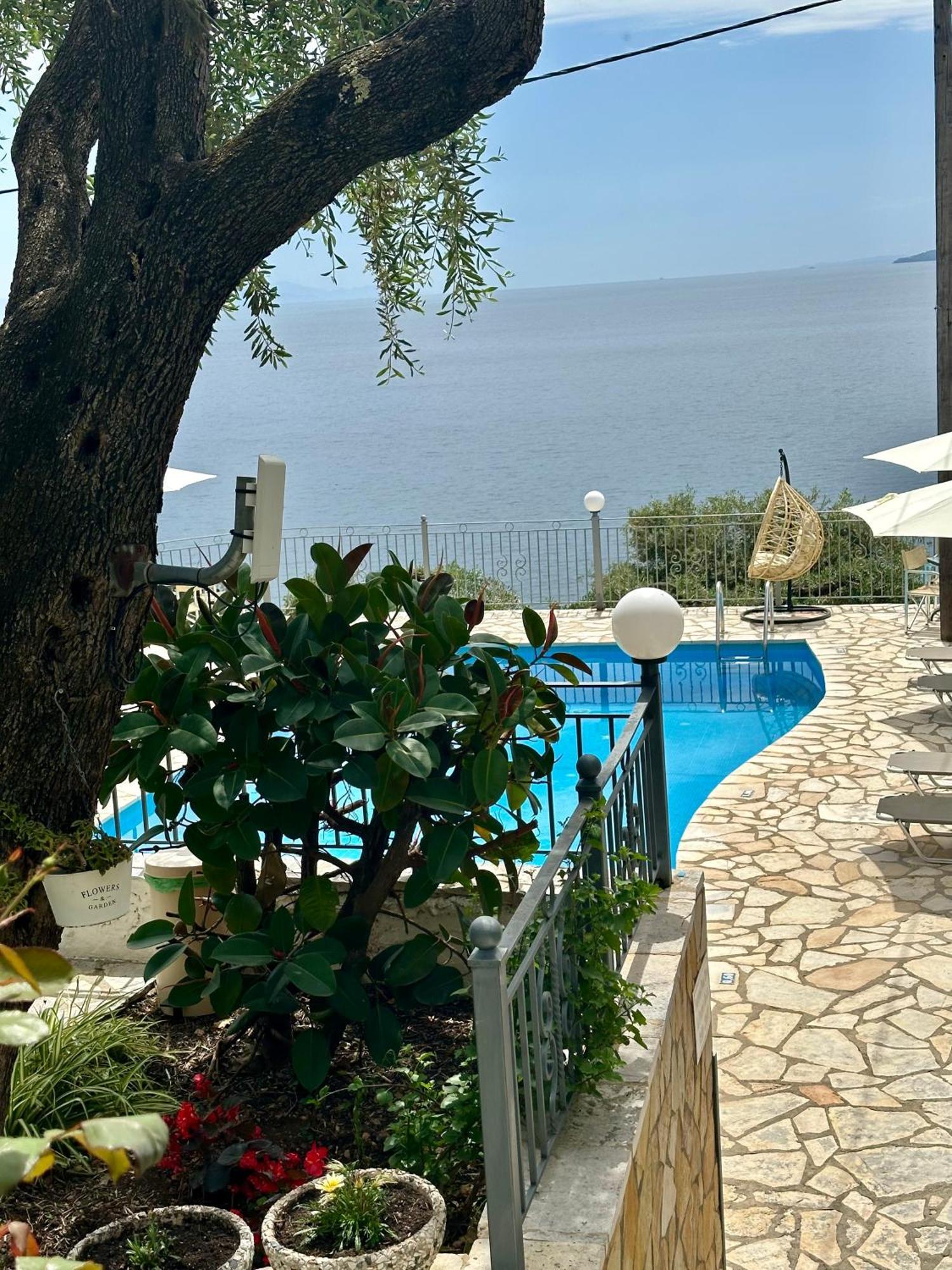 Vladimiros Apartments Barbati Buitenkant foto