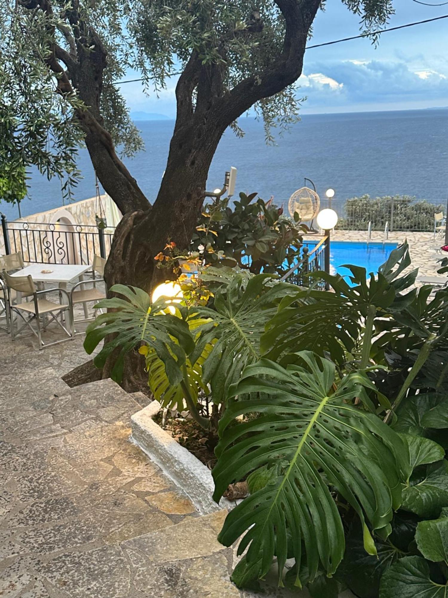 Vladimiros Apartments Barbati Buitenkant foto